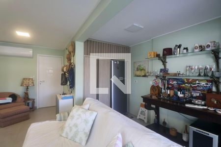 Sala de apartamento para alugar com 2 quartos, 64m² em Jardim Virginia, Guarujá