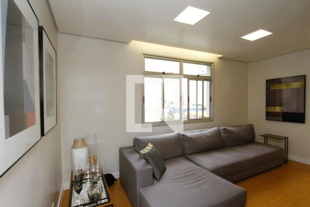 Sala de apartamento à venda com 3 quartos, 86m² em Serra, Belo Horizonte