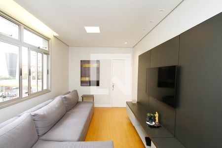 Sala de apartamento à venda com 3 quartos, 86m² em Serra, Belo Horizonte