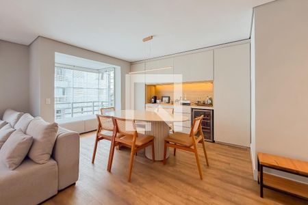 Sala de apartamento à venda com 1 quarto, 77m² em Vila Mariana, São Paulo