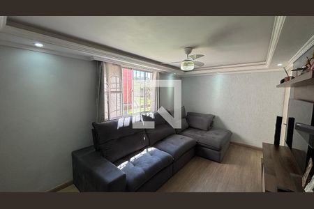 Sala de apartamento à venda com 2 quartos, 56m² em Jardim Alvorada, Santo André