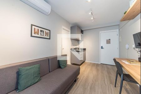 Sala de apartamento para alugar com 1 quarto, 36m² em Jardim das Acacias, São Paulo