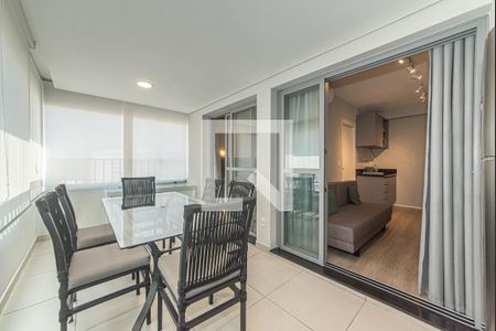 Varanda de apartamento para alugar com 1 quarto, 36m² em Jardim das Acacias, São Paulo
