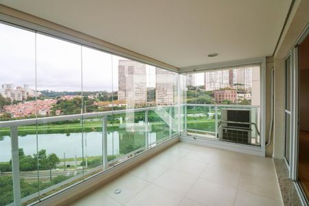 Varanda de apartamento para alugar com 2 quartos, 111m² em Brooklin, São Paulo