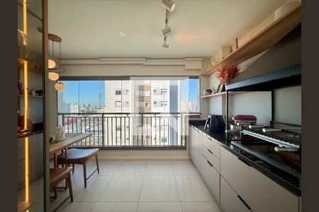 Varanda de apartamento à venda com 2 quartos, 69m² em Jardim Caravelas, São Paulo
