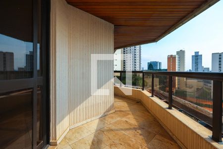 Varanda da Sala de apartamento para alugar com 4 quartos, 242m² em Vila Suzana, São Paulo