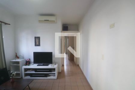 Sala de apartamento para alugar com 1 quarto, 40m² em Jardim Tres Marias, Guarujá