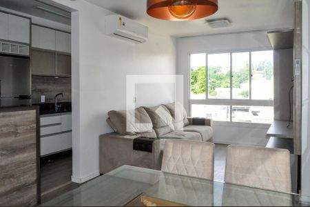 Sala  de apartamento à venda com 3 quartos, 73m² em Partenon, Porto Alegre