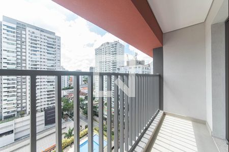 Varanda de kitnet/studio à venda com 1 quarto, 23m² em Santo Amaro, São Paulo