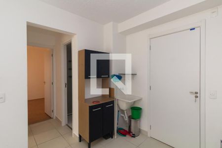 Sala/Cozinha de apartamento para alugar com 2 quartos, 36m² em Vila Nova Curuca, São Paulo