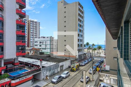 Vista  de kitnet/studio para alugar com 1 quarto, 43m² em Guilhermina, Praia Grande