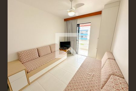 Sala de TV de apartamento para alugar com 1 quarto, 44m² em Ingleses Norte, Florianópolis