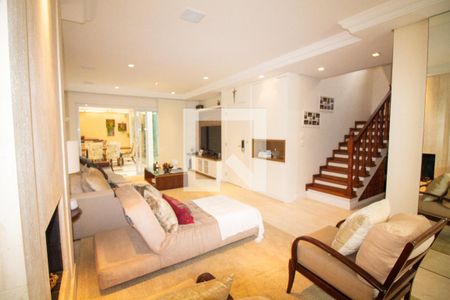 Sala de casa de condomínio à venda com 4 quartos, 230m² em Brooklin, São Paulo