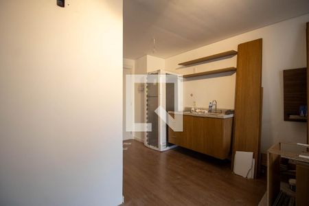 Sala/Cozinha de apartamento à venda com 1 quarto, 25m² em Santo Amaro, São Paulo