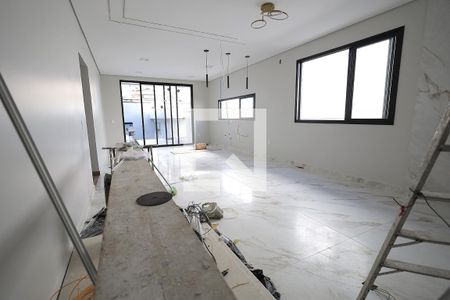 Sala e Cozinha de casa para alugar com 3 quartos, 270m² em Parque das Nações, Santo André