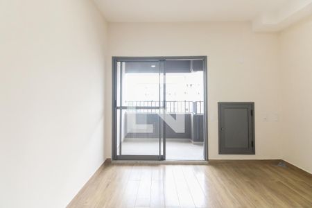 Studio - Sala e Quarto  de kitnet/studio para alugar com 1 quarto, 27m² em Chácara Seis de Outubro, São Paulo