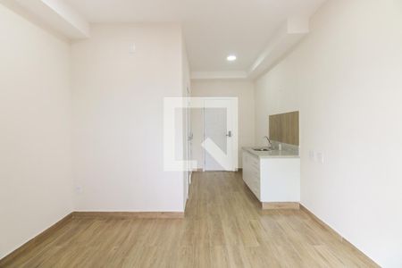 Studio - Sala e Quarto  de kitnet/studio para alugar com 1 quarto, 27m² em Chácara Seis de Outubro, São Paulo