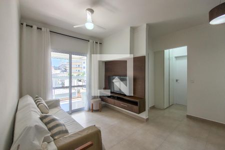 Sala de apartamento para alugar com 2 quartos, 70m² em Vila Caiçara, Praia Grande