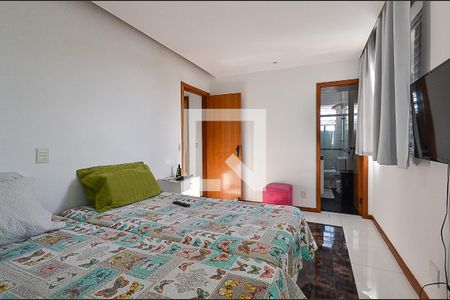 Suíte de apartamento à venda com 3 quartos, 75m² em União, Belo Horizonte