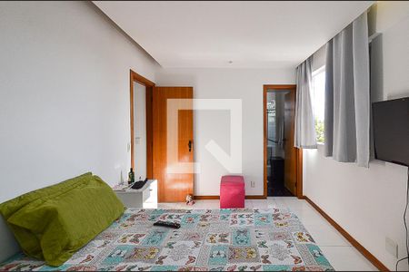Suíte de apartamento à venda com 3 quartos, 75m² em União, Belo Horizonte