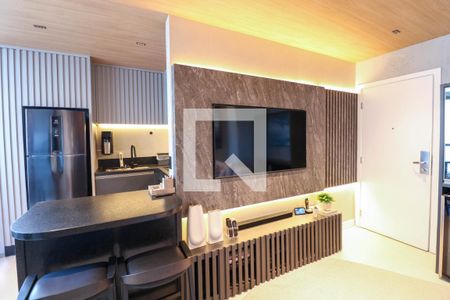 Sala / Cozinha de apartamento à venda com 2 quartos, 44m² em Nova Piraju, São Paulo