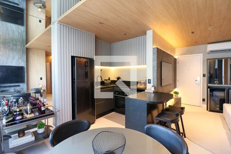 Sala / Cozinha de apartamento à venda com 2 quartos, 44m² em Nova Piraju, São Paulo