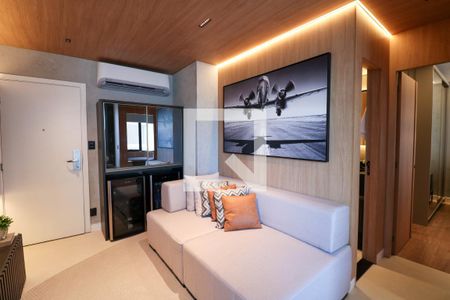 Sala / Cozinha de apartamento à venda com 2 quartos, 44m² em Nova Piraju, São Paulo