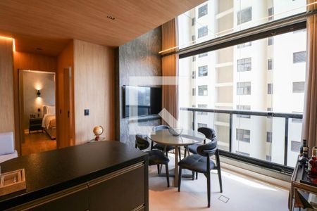 Sala / Cozinha de apartamento à venda com 2 quartos, 44m² em Nova Piraju, São Paulo