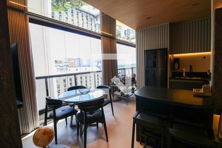 Sala / Cozinha de apartamento à venda com 2 quartos, 44m² em Nova Piraju, São Paulo