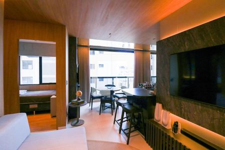 Sala / Cozinha de apartamento à venda com 2 quartos, 44m² em Nova Piraju, São Paulo