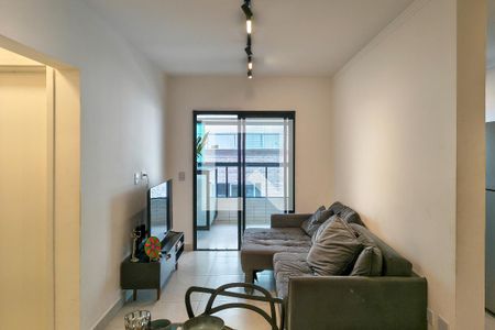 Sala de apartamento para alugar com 2 quartos, 69m² em Maracanã, Praia Grande