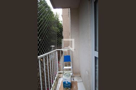 Varanda  de apartamento para alugar com 2 quartos, 49m² em Vila Odin, Sorocaba