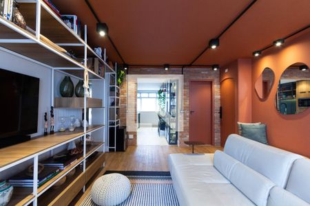 Sala de apartamento à venda com 2 quartos, 83m² em Indianópolis, São Paulo