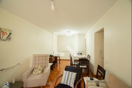 Sala de apartamento à venda com 1 quarto, 46m² em Vila Clementino, São Paulo