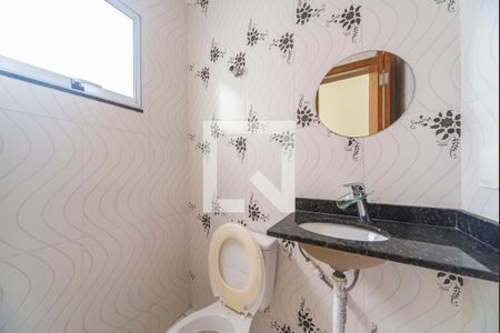 Lavabo de casa de condomínio à venda com 3 quartos, 120m² em Vila Helena, Santo André