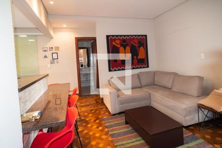 Sala de apartamento para alugar com 2 quartos, 90m² em Paraíso, São Paulo