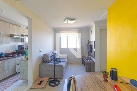 Sala/Cozinha de apartamento à venda com 2 quartos, 43m² em Estância Velha, Canoas