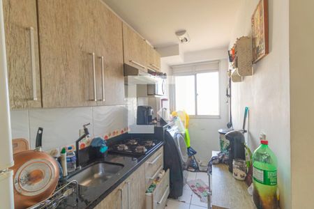 Cozinha e Área de Serviço de apartamento à venda com 2 quartos, 43m² em Estância Velha, Canoas