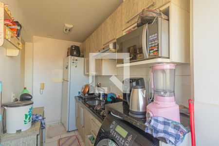Cozinha e Área de Serviço de apartamento à venda com 2 quartos, 43m² em Estância Velha, Canoas