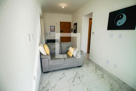 Sala/cozinha de apartamento para alugar com 1 quarto, 50m² em Balneario Flórida, Praia Grande
