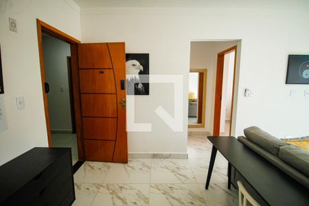 Sala/cozinha de apartamento para alugar com 1 quarto, 50m² em Balneario Flórida, Praia Grande