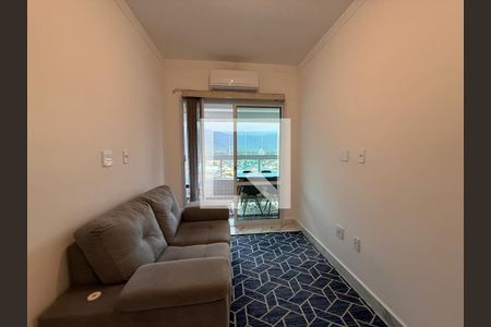 Sala de apartamento para alugar com 1 quarto, 50m² em Balneario Flórida, Praia Grande