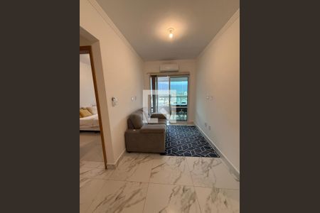 Sala de apartamento para alugar com 1 quarto, 50m² em Balneario Flórida, Praia Grande