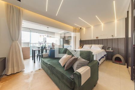Sala de apartamento à venda com 1 quarto, 42m² em Cidade Monções, São Paulo