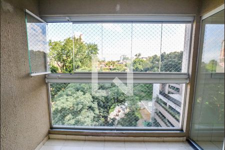 Varanda da Sala de apartamento à venda com 3 quartos, 59m² em Vila Assunção, Santo André