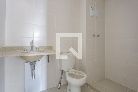Banheiro de apartamento à venda com 1 quarto, 28m² em Vila Gumercindo, São Paulo
