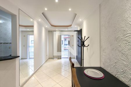 Sala de apartamento para alugar com 1 quarto, 48m² em Canto do Forte, Praia Grande