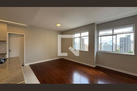 Sala de apartamento à venda com 3 quartos, 120m² em Funcionários, Belo Horizonte