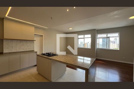 Cozinha  de apartamento à venda com 3 quartos, 120m² em Funcionários, Belo Horizonte