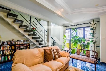 Sala de apartamento à venda com 3 quartos, 212m² em Vila Humaita, Santo André